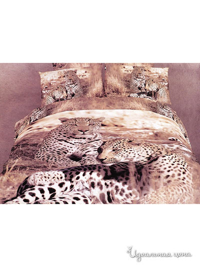 Комплект постельного белья, 2-спальный Famille, цвет мультиколор