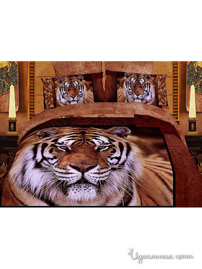 Комплект постельного белья, 2-спальный Famille, цвет мультиколор