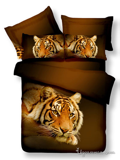 Комплект постельного белья, 2-спальный Famille, цвет мультиколор