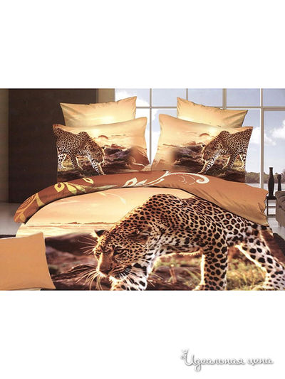 Комплект постельного белья, Евро Famille, цвет мультиколор