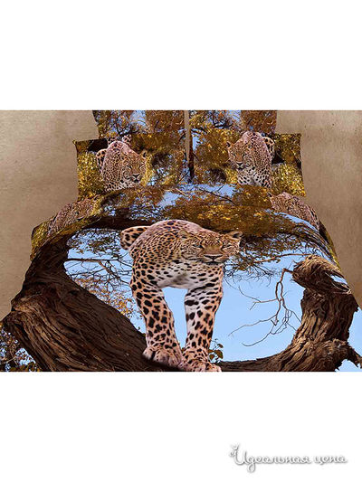 Комплект постельного белья, Евро Famille, цвет мультиколор