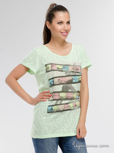 Футболка Emoi en Plus, цвет салатовая