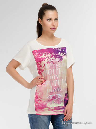 Футболка Emoi en Plus, цвет белая