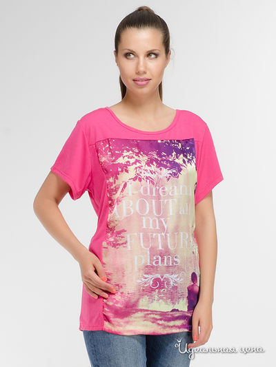 Футболка женская Emoi en Plus, цвет розовый Emoi en Plus, цвет розовая