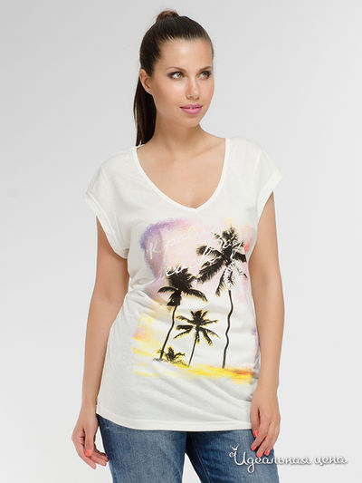 Футболка Emoi en Plus, цвет молочная