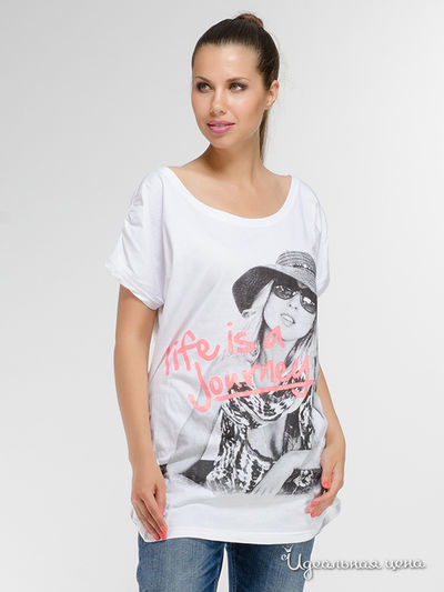 Футболка Emoi en Plus, цвет белая