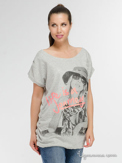 Футболка женская Emoi en Plus, цвет серый Emoi en Plus, цвет серый