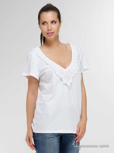 Футболка женская Emoi en Plus, цвет белый Emoi en Plus, цвет белая