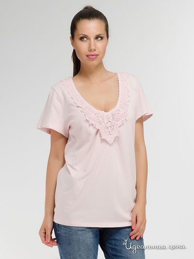 Футболка Emoi en Plus, цвет розовая