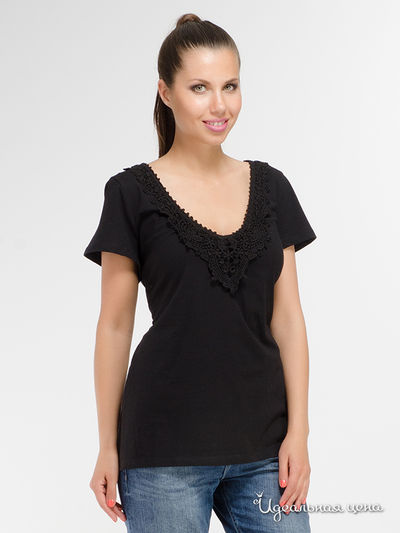 Футболка Emoi en Plus, цвет черная