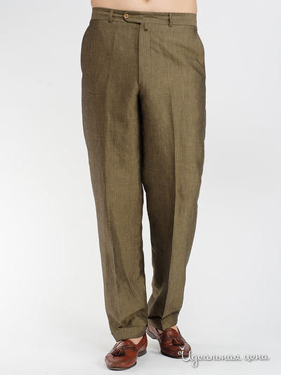 Брюки мужские Studio, цвет коричневые