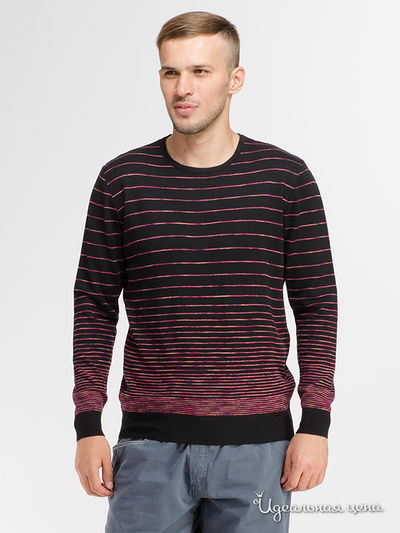 Джемпер Totallook, цвет черный, малиновый