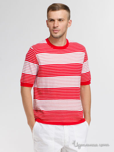 Футболка Totallook, цвет красный, белый