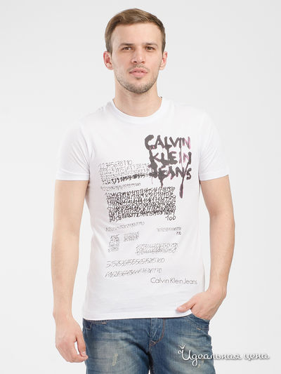 Футболка Calvin Klein Jeans, цвет белый