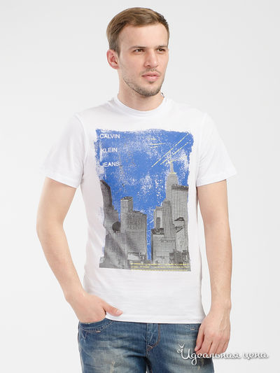 Футболка Calvin Klein Jeans, цвет белый