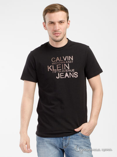 Футболка Calvin Klein Jeans, цвет черный