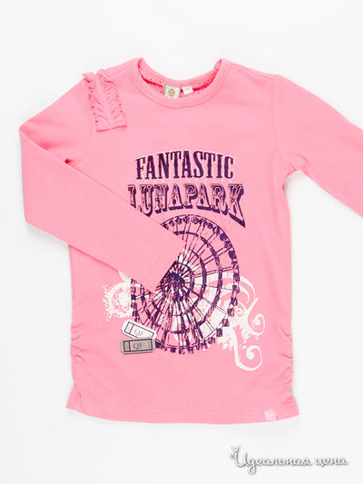 Лонгслив Quadri Foglio, цвет светло-розовый