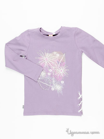 Лонгслив Quadri Foglio, цвет фиолетовый