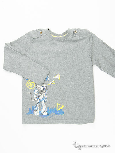 Лонгслив Quadri Foglio, цвет серый