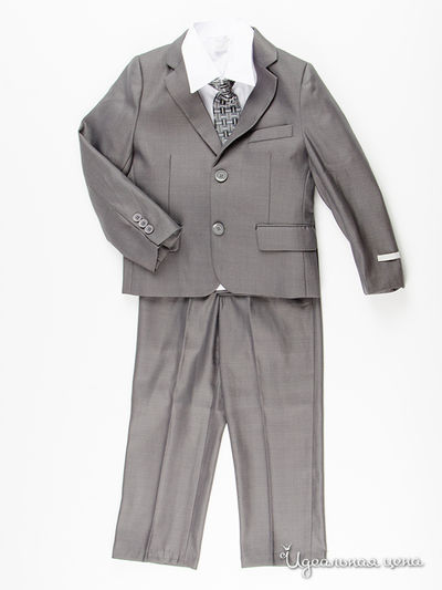 Костюм Quadri Foglio, цвет пепельный
