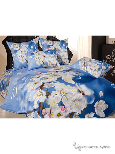 Комплект постельного белья двуспальный Goldtex, цвет мультиколор