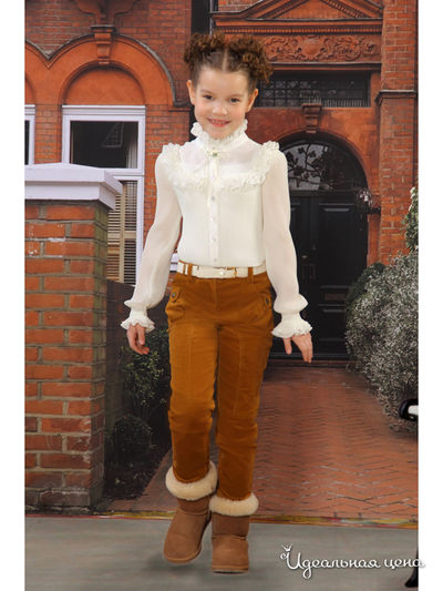 Брюки Маленькая Леди, цвет оранжевый