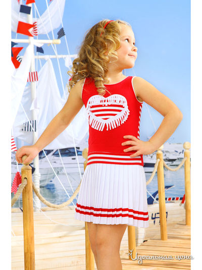 Блуза Маленькая Леди, цвет красный