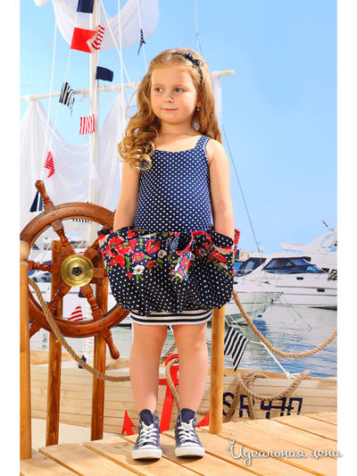 Платье Маленькая Леди, цвет синий