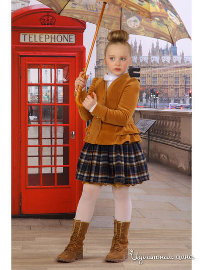 Жакет Маленькая Леди, цвет оранжевый