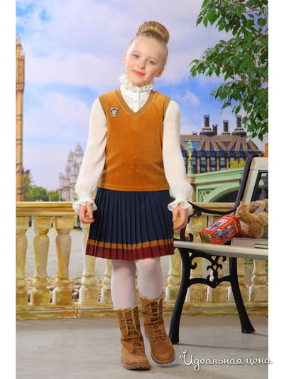 Жилет Маленькая Леди, цвет оранжевый