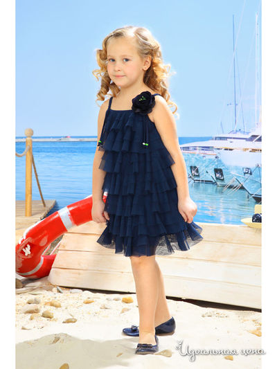Платье Маленькая Леди, цвет синий