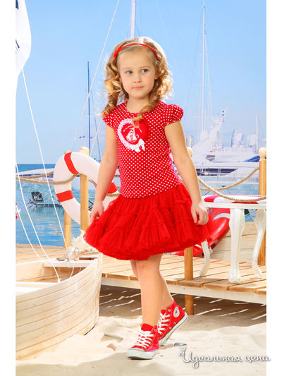 Юбка Маленькая Леди, цвет красный