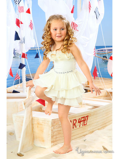 Платье Маленькая Леди, цвет молочный