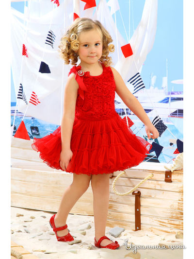 Платье Маленькая Леди, цвет красный