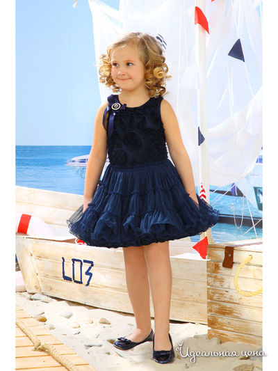 Платье Маленькая Леди, цвет синий