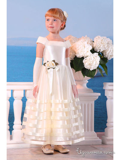 Платье Маленькая Леди, цвет молочный
