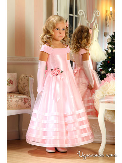 Платье Маленькая Леди, цвет розовый