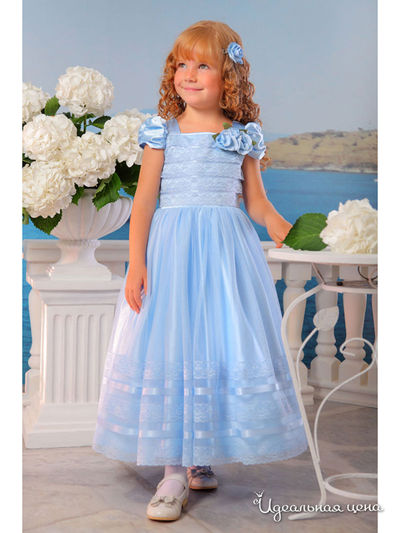 Платье Маленькая Леди, цвет голубой