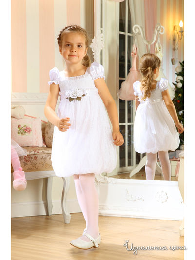 Платье Маленькая Леди, цвет белый