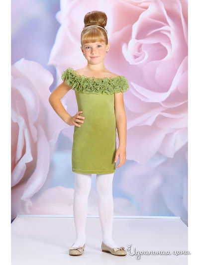 Платье Маленькая Леди, цвет фисташковый