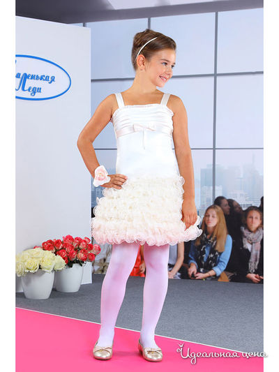 Платье Маленькая Леди, цвет молочный