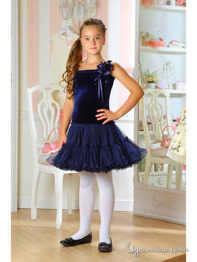 Платье Маленькая Леди, цвет синий