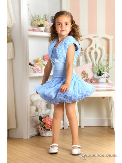 Жакет Маленькая Леди, цвет голубой