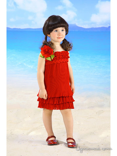 Платье Маленькая Леди, цвет красный