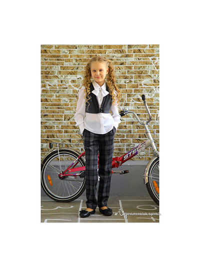 Брюки Маленькая Леди, цвет черные, серые