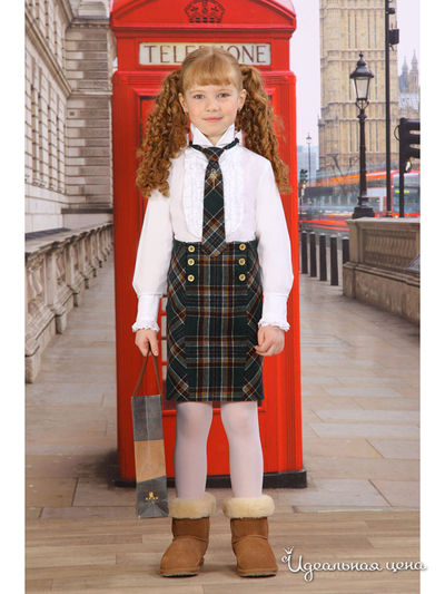 Юбка Маленькая Леди, цвет зеленый