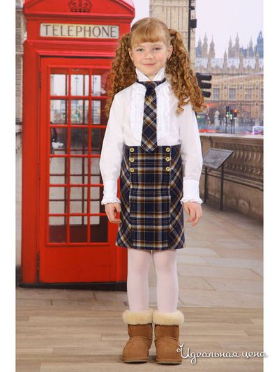 Юбка Маленькая Леди, цвет синий