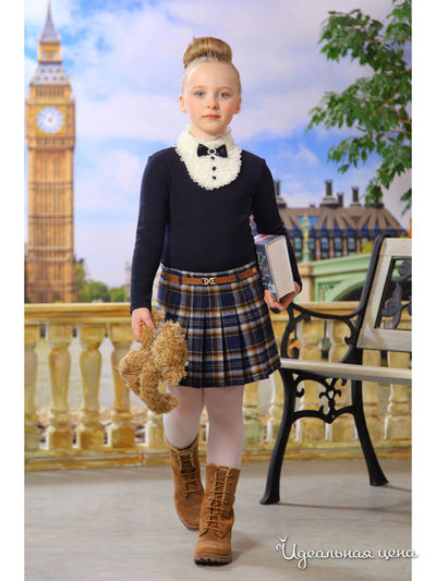 Юбка Маленькая Леди, цвет синий