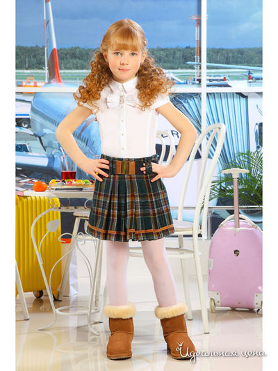 Юбка Маленькая Леди, цвет зеленый