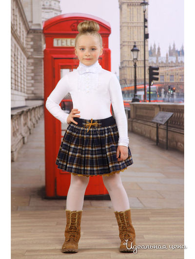 Юбка Маленькая Леди, цвет синий